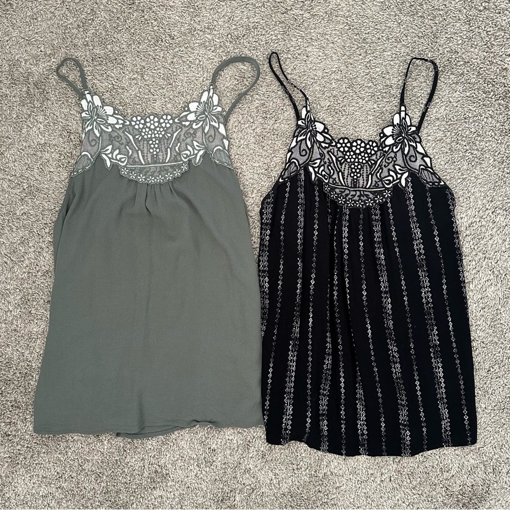 2 Spaghetti Strap Tanks